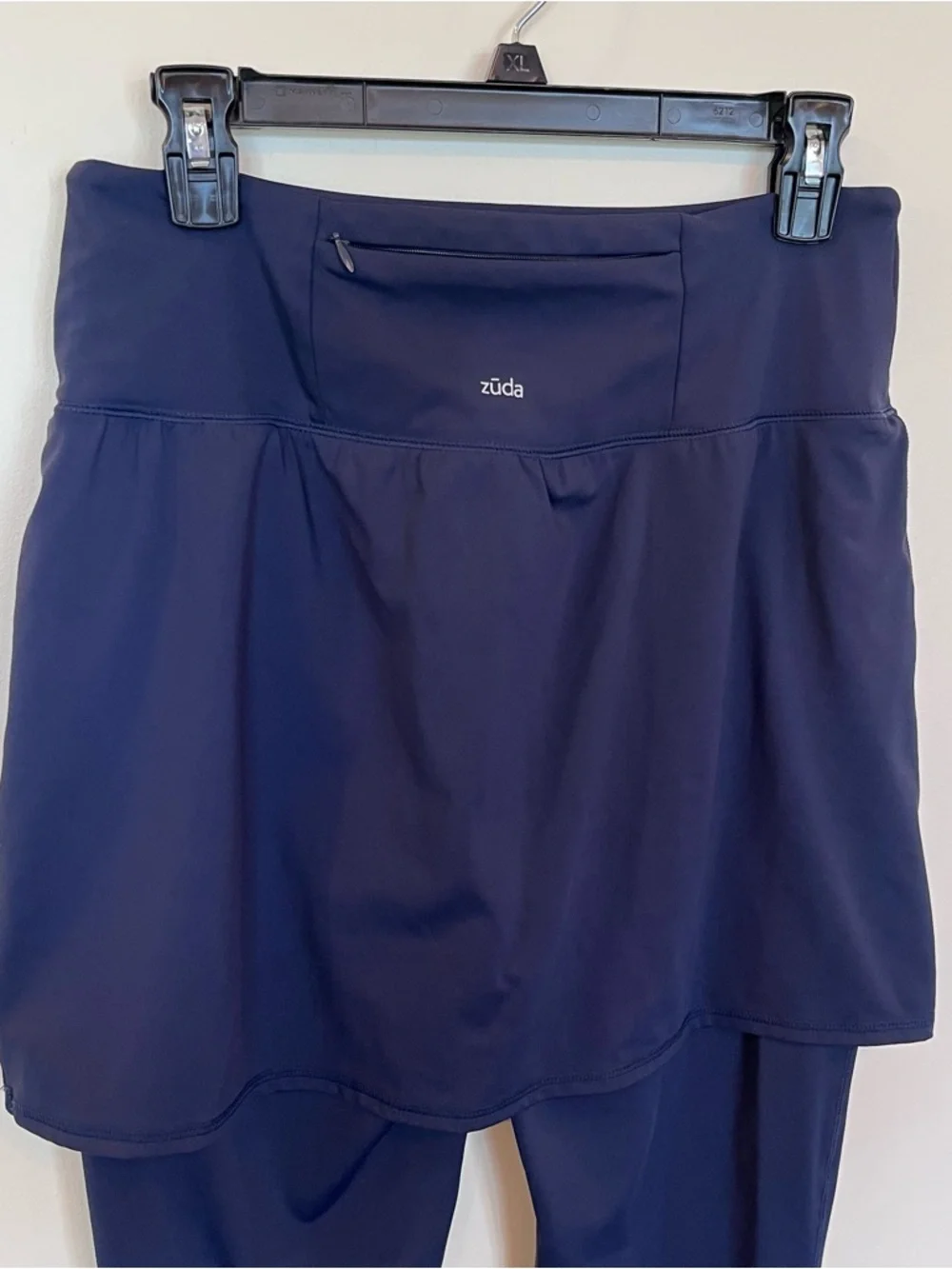 Zuda Z-Move Cropped Skirted Legging Womens Medium Tall Navy Blue